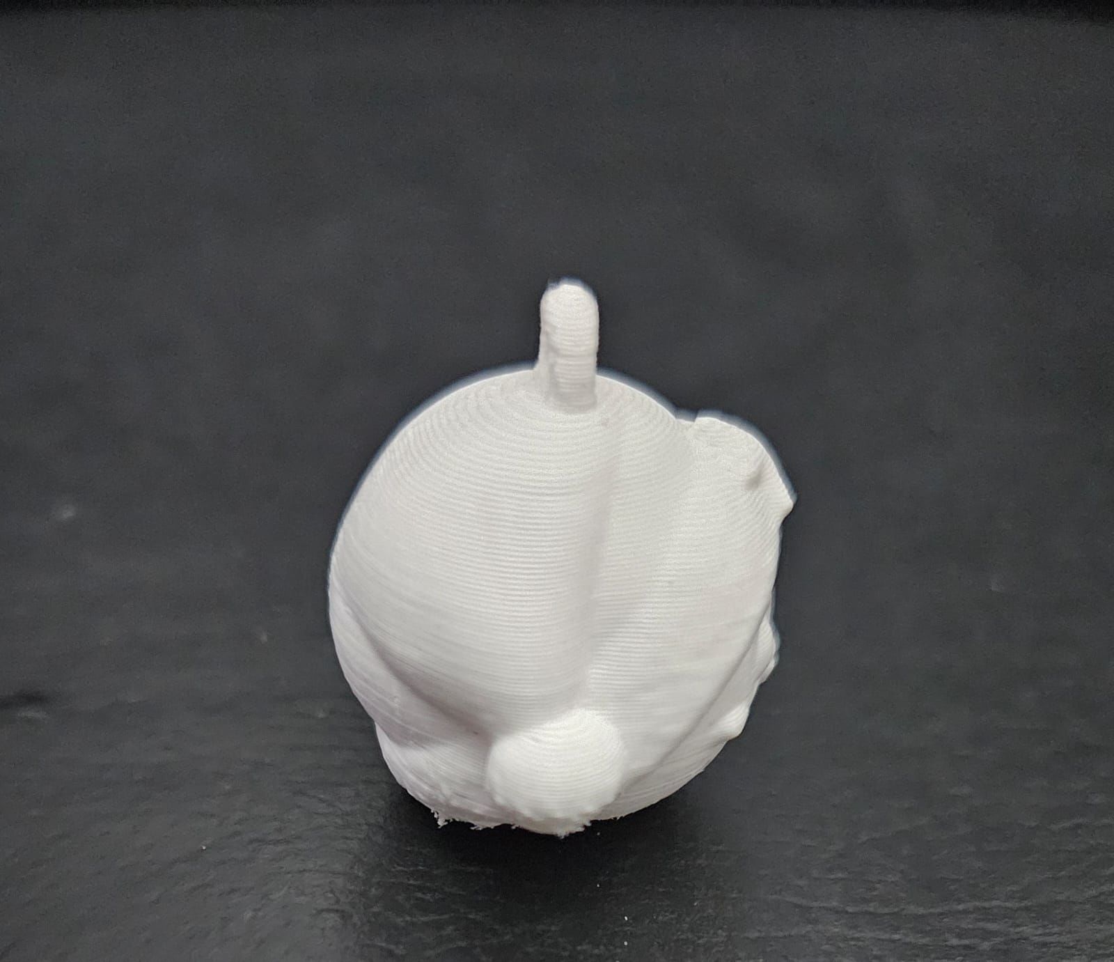 Snowman Xmas Ball 3D print model_10