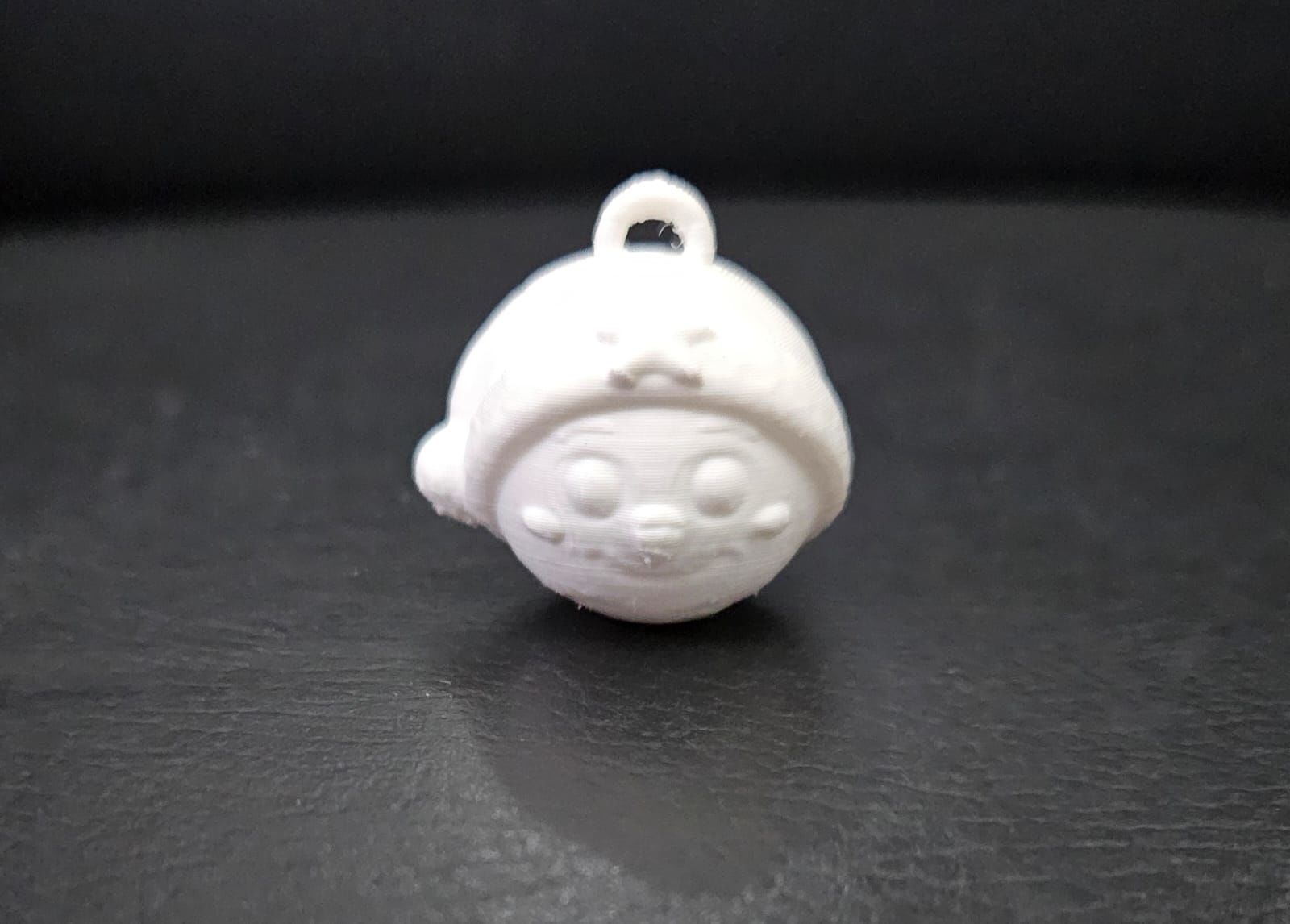 Snowman Xmas Ball 3D print model_12