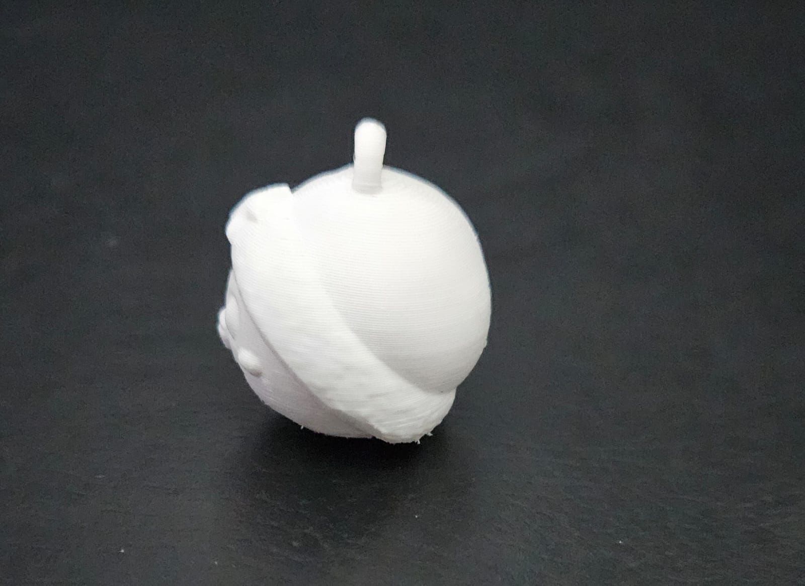 Snowman Xmas Ball 3D print model_7