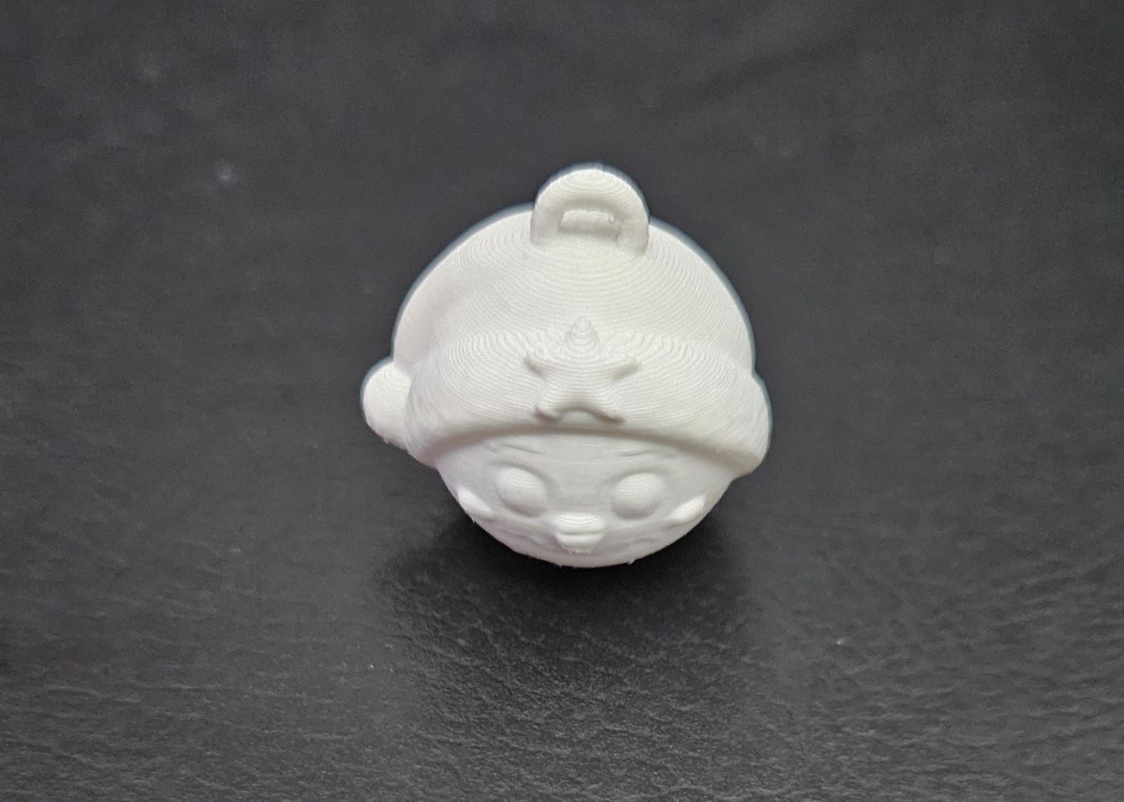 Snowman Xmas Ball 3D print model_13