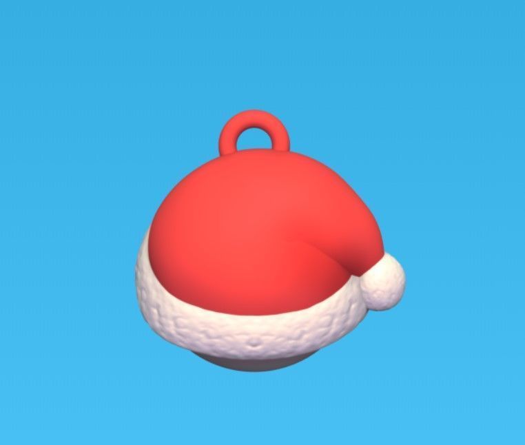 Snowman Xmas Ball 3D print model_4