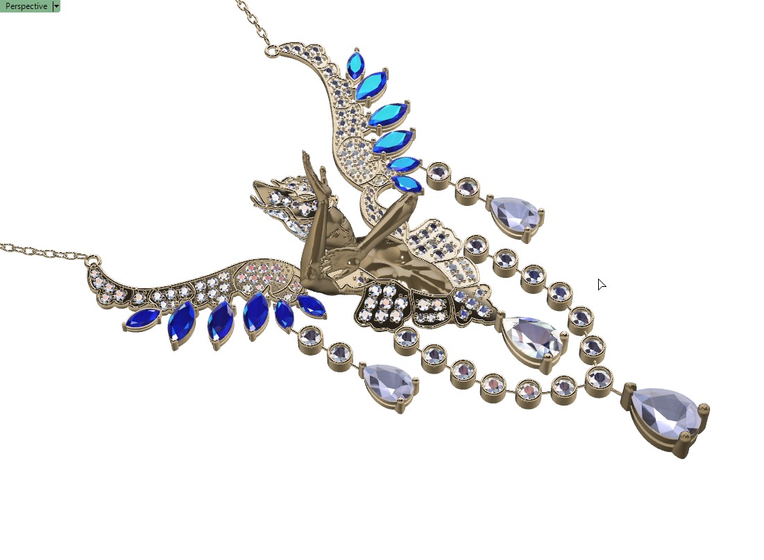 MAGERIT ELEMNTS NECKLACE AINE 3D print model_4