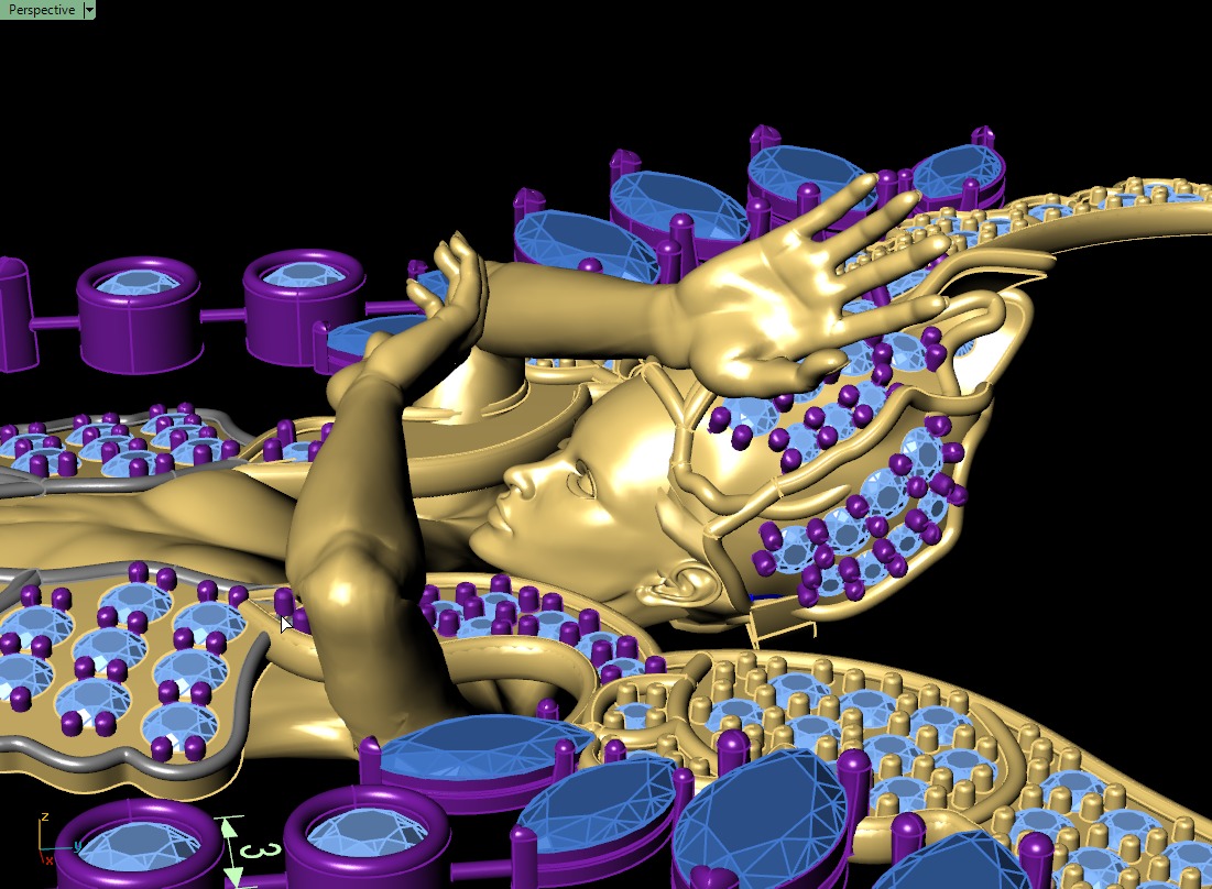 MAGERIT ELEMNTS NECKLACE AINE 3D print model_12