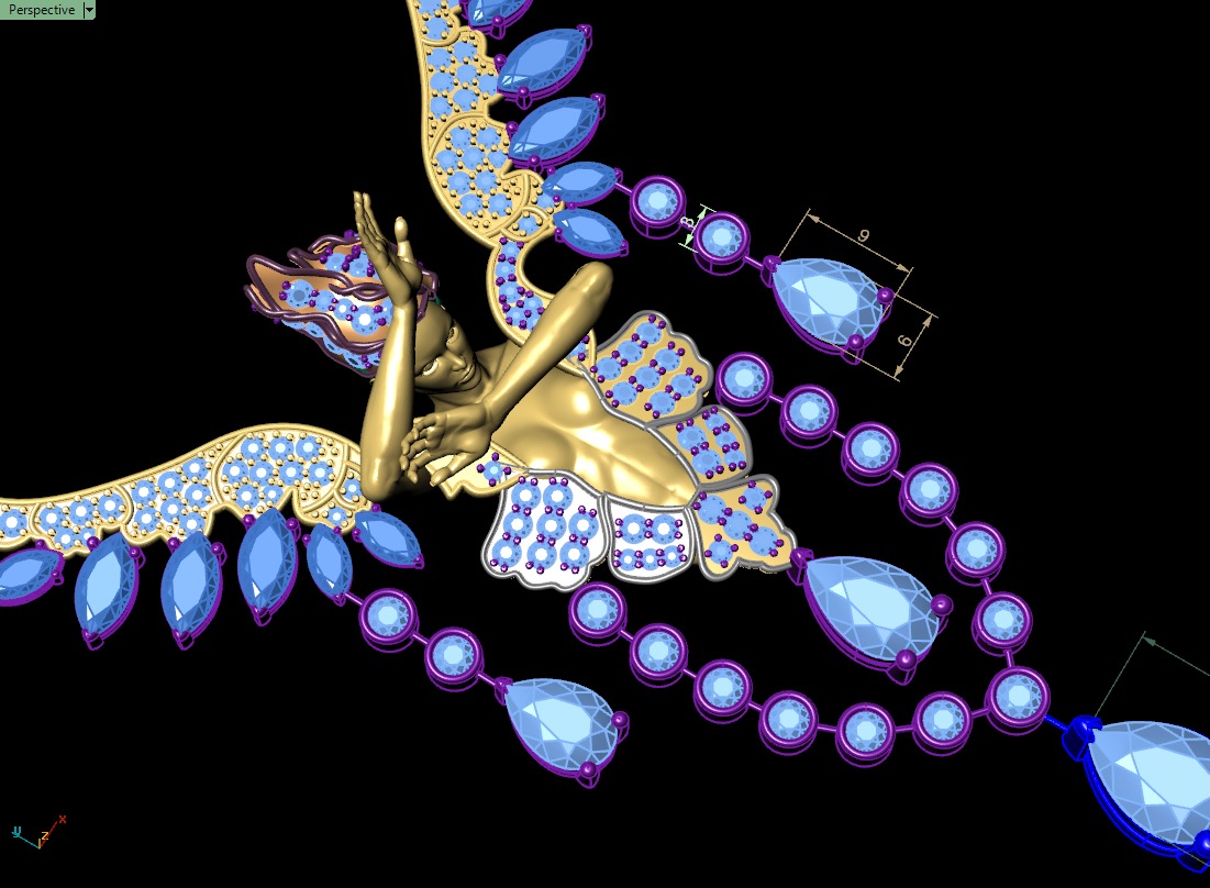 MAGERIT ELEMNTS NECKLACE AINE 3D print model_10