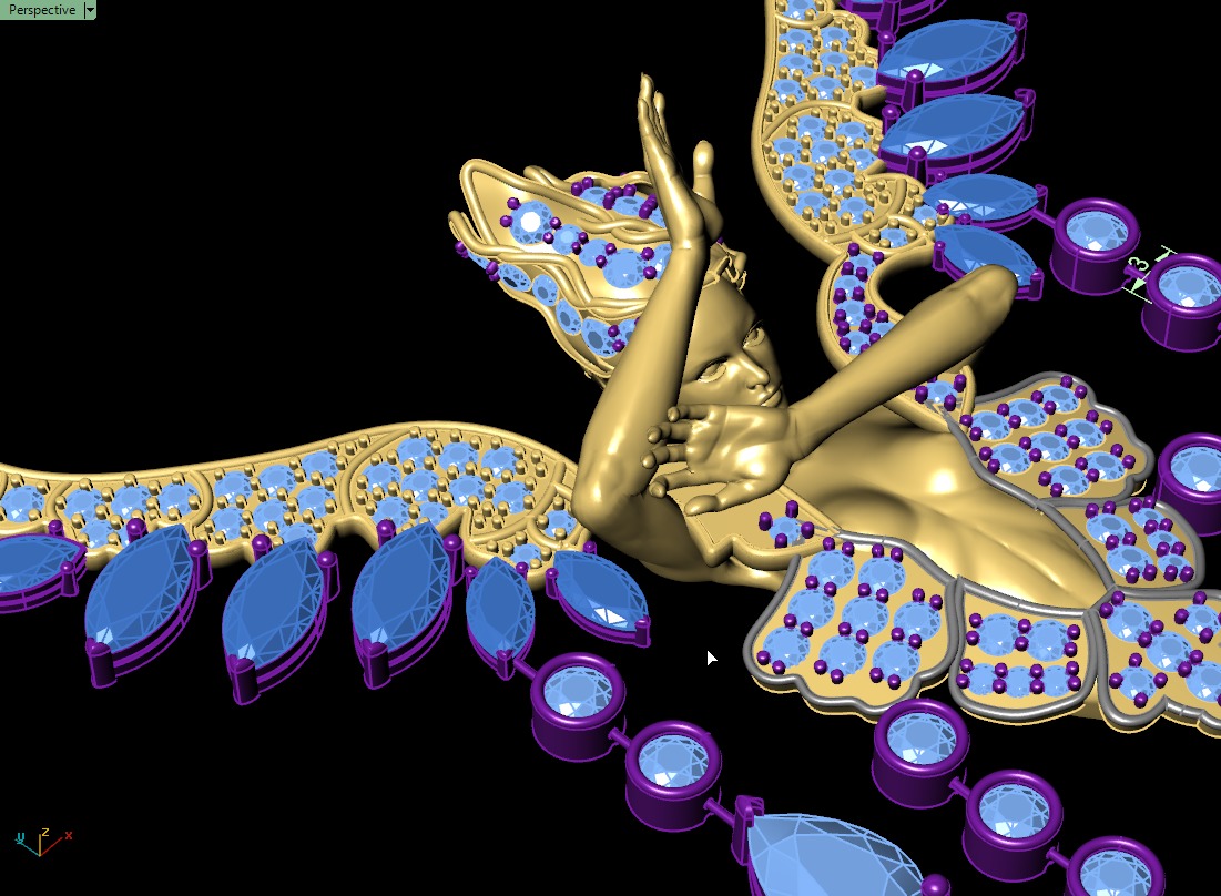 MAGERIT ELEMNTS NECKLACE AINE 3D print model_11