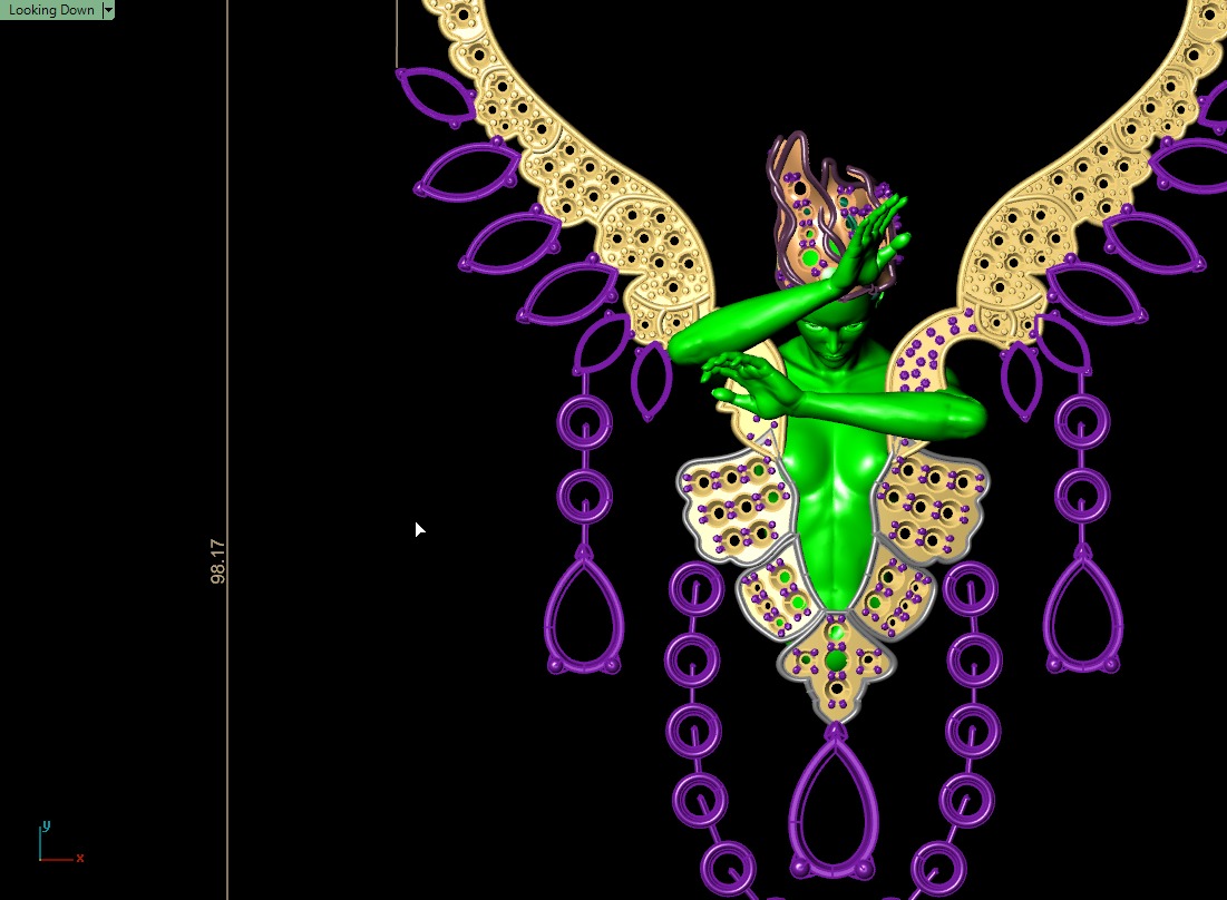 MAGERIT ELEMNTS NECKLACE AINE 3D print model_15