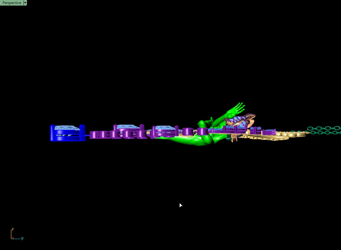 MAGERIT ELEMNTS NECKLACE AINE 3D print model_9