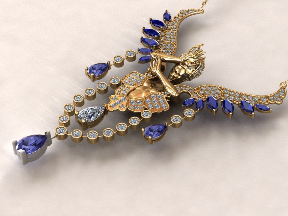 MAGERIT ELEMNTS NECKLACE AINE 3D print model_5