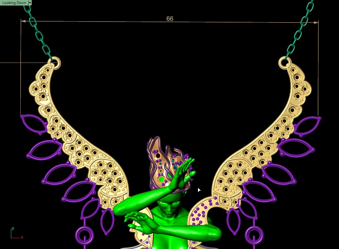 MAGERIT ELEMNTS NECKLACE AINE 3D print model_14