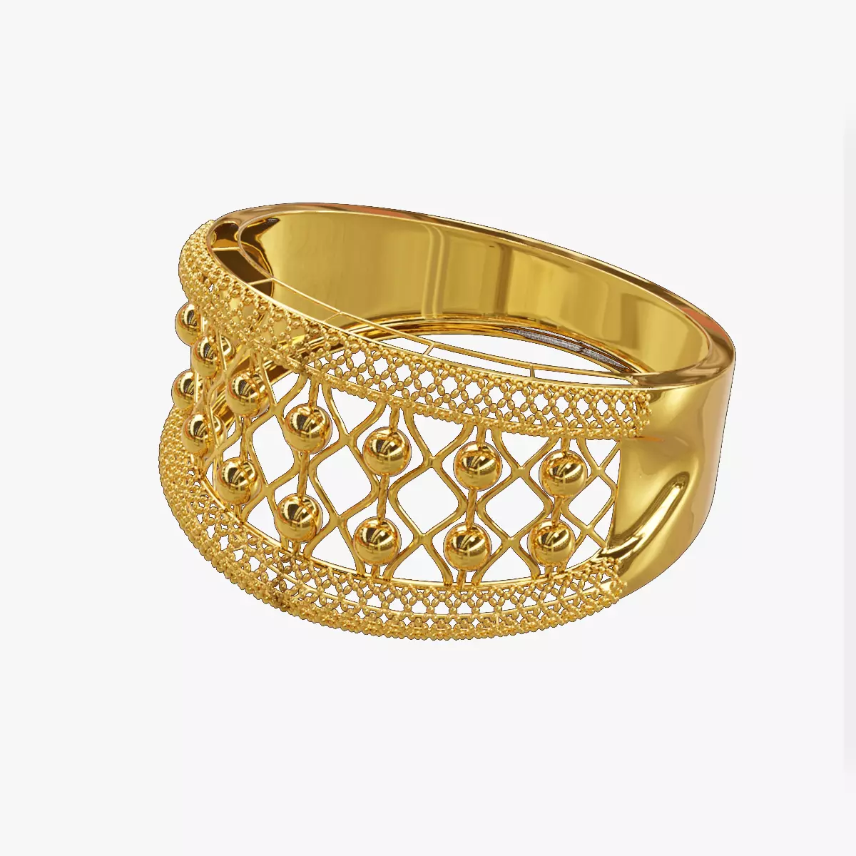 Luxary Ring 3D print model_0