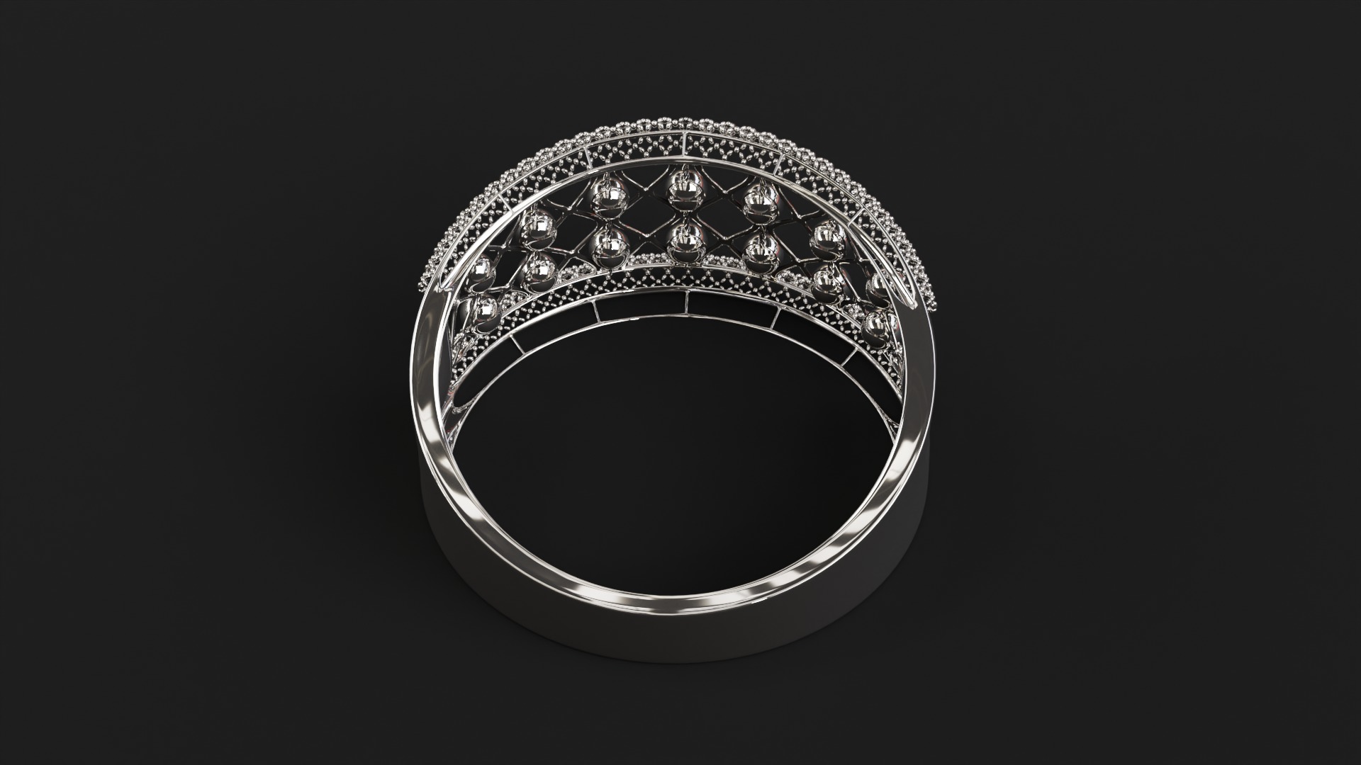 Luxary Ring 3D print model_5