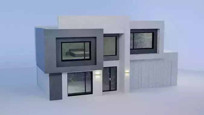 Modern House with modern interior