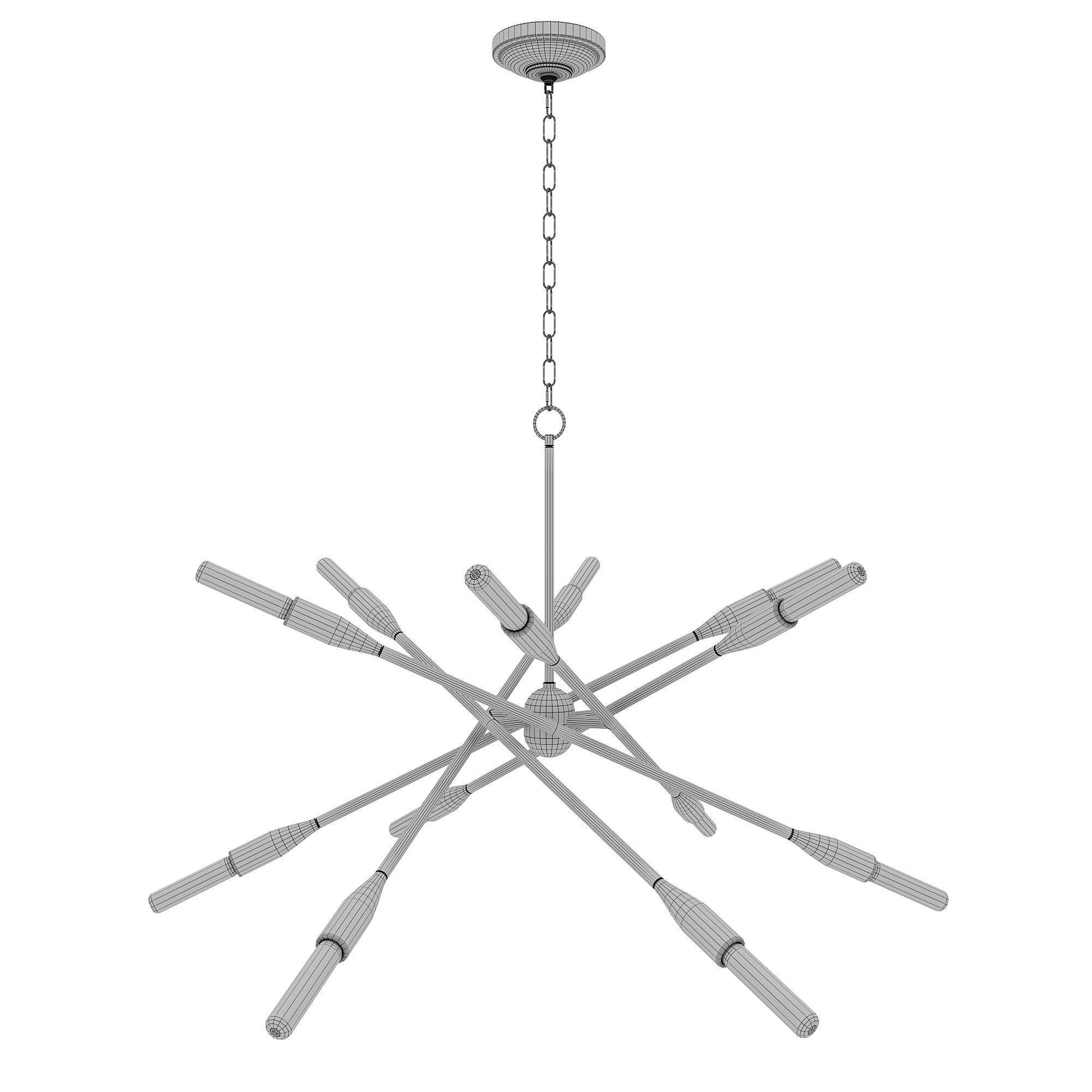 Cobra Chandelier Small 3D model_5