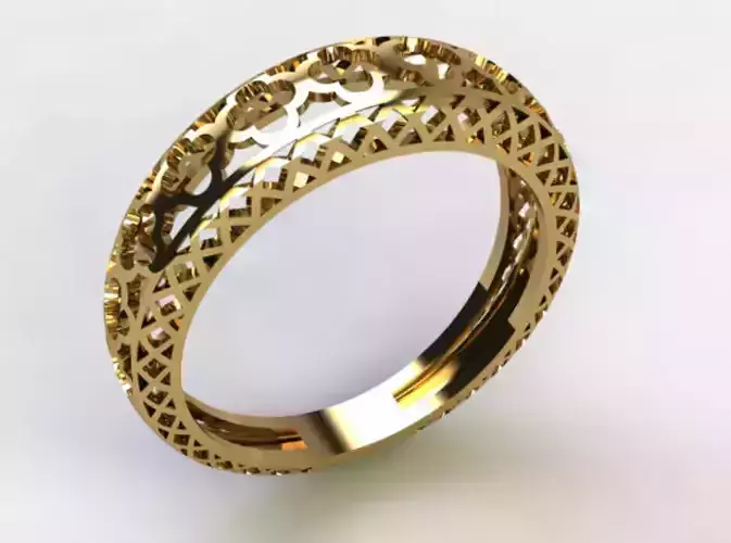 Ring Sport VanCleef 3D print model