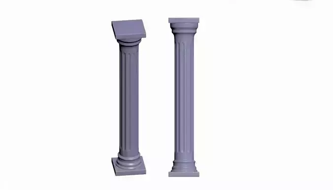 column 3D model