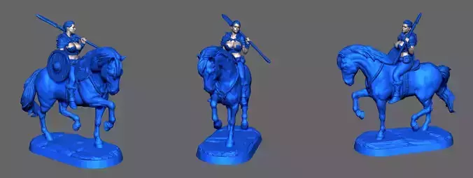 shieldmaiden on horse