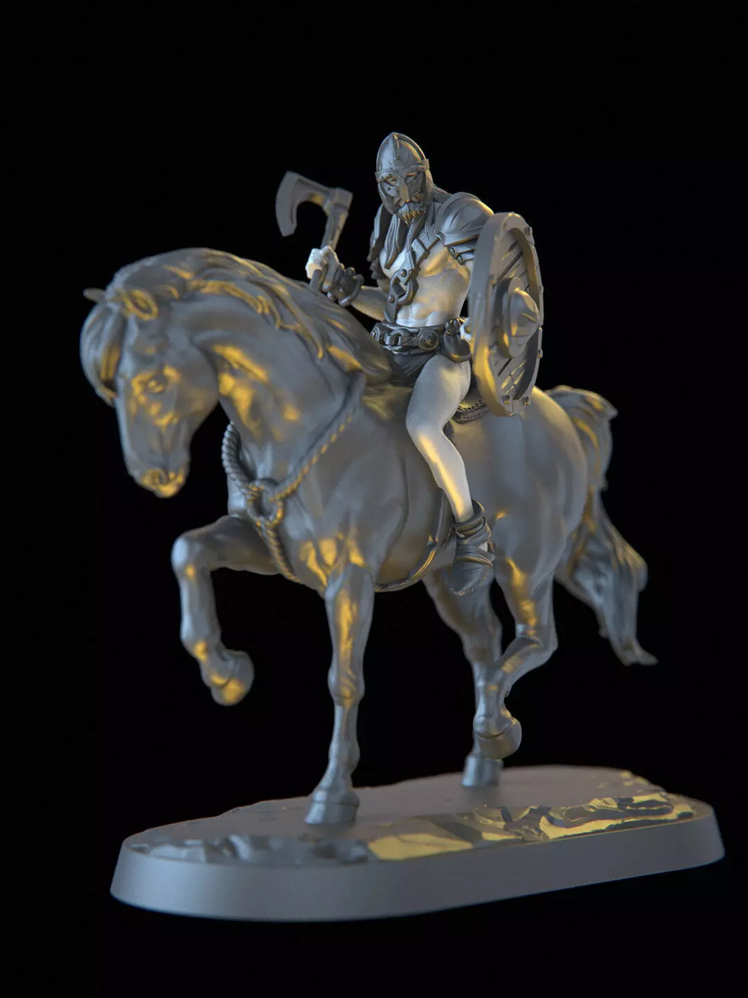 viking rider 3D model