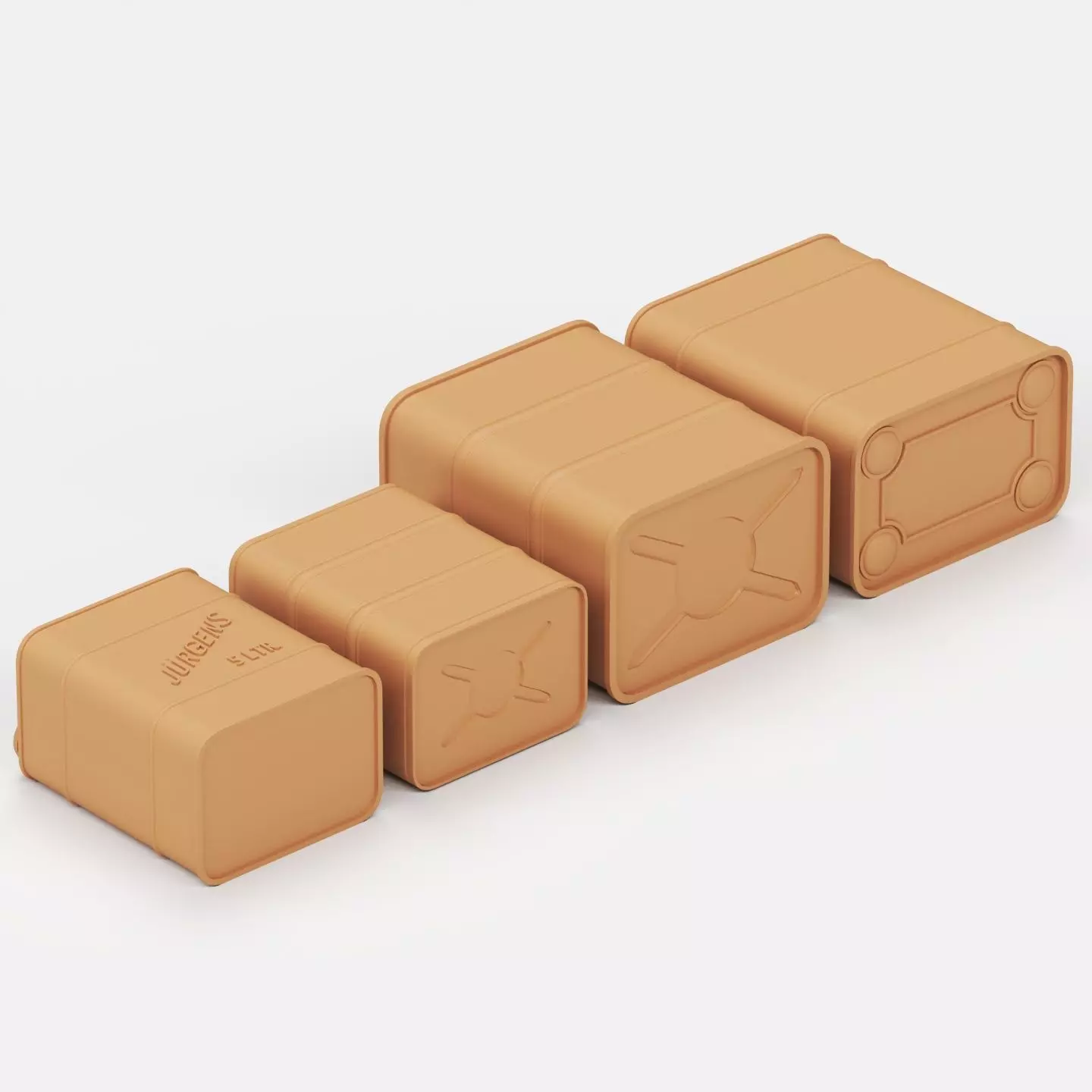 German fuel and oil can set 3D print model_19