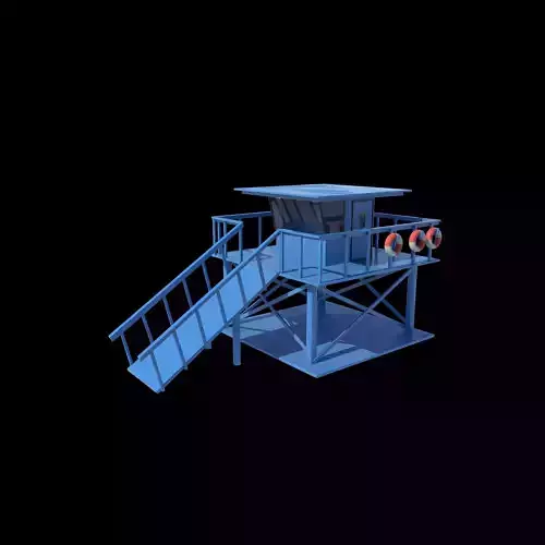 Lifeguard Tower 3D model
