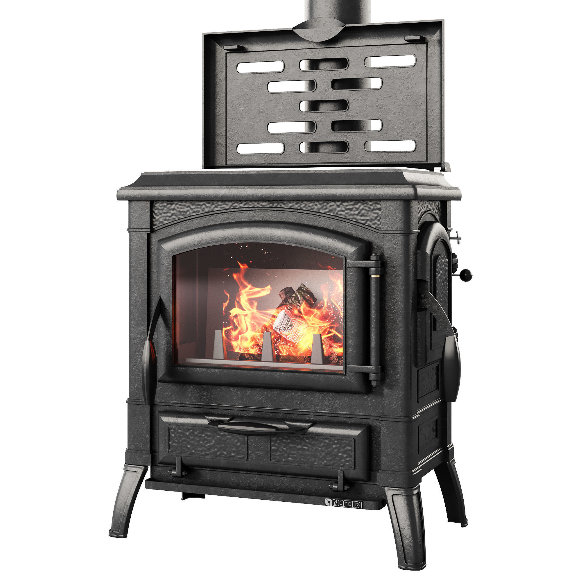 Fireplace 3D model_2