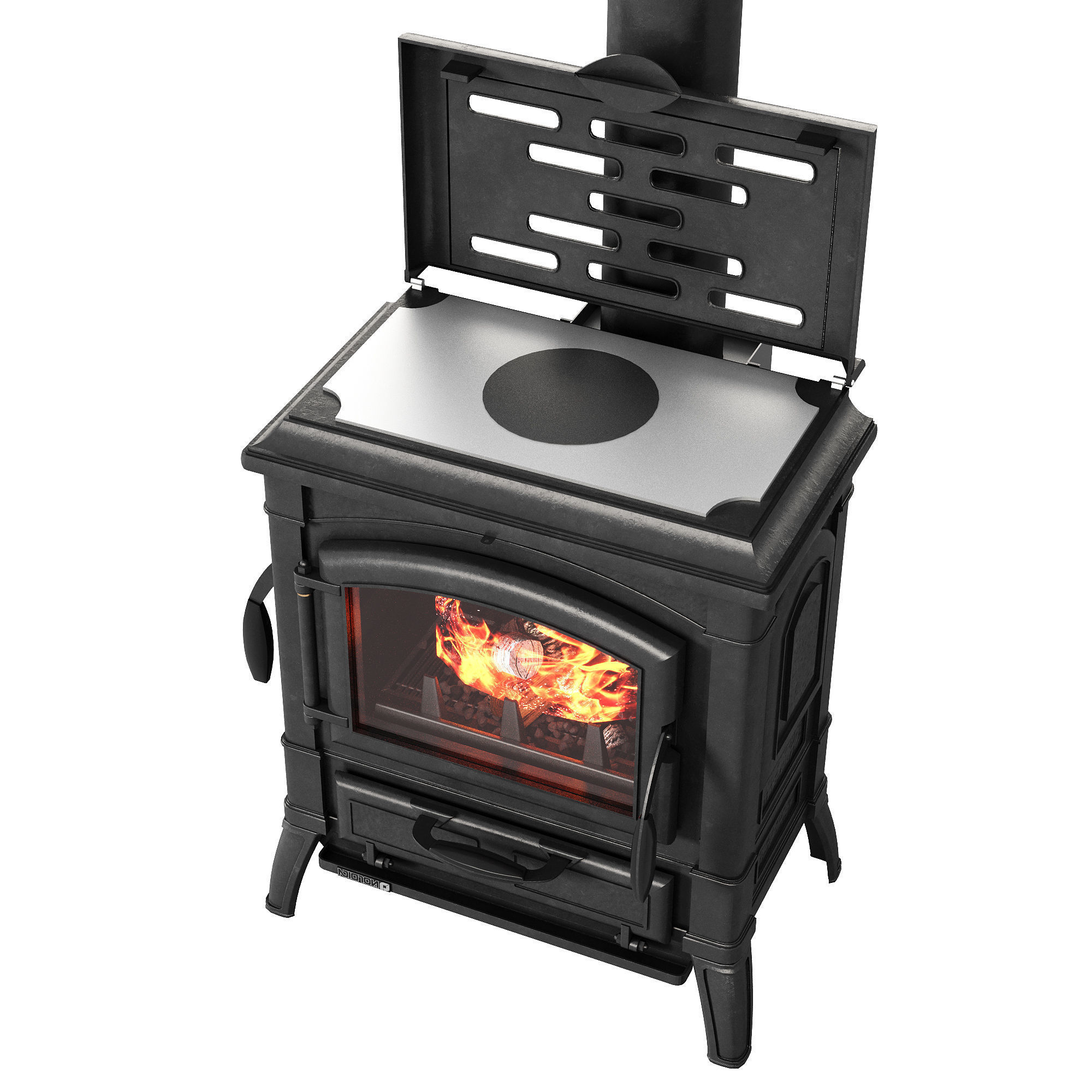 Fireplace 3D model_3