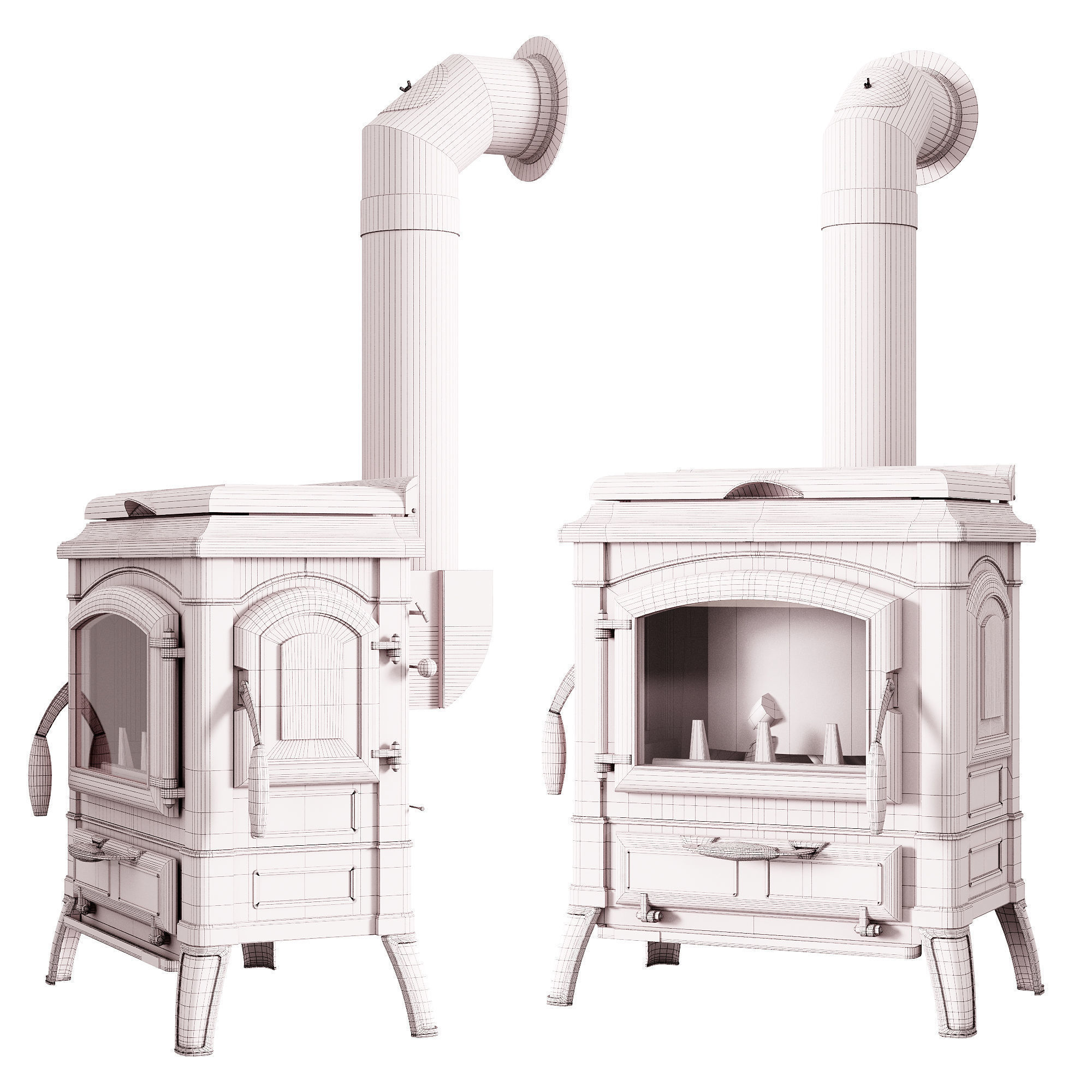 Fireplace 3D model_4