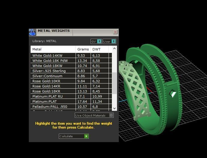 man wedding ring with enamel 1454 3D print model_8