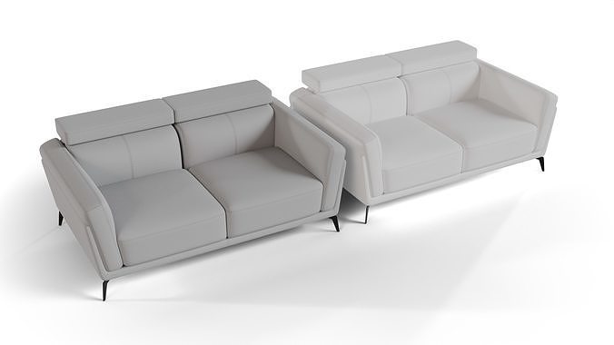 Reva Loverseat-Sectional-Sofa 3D model