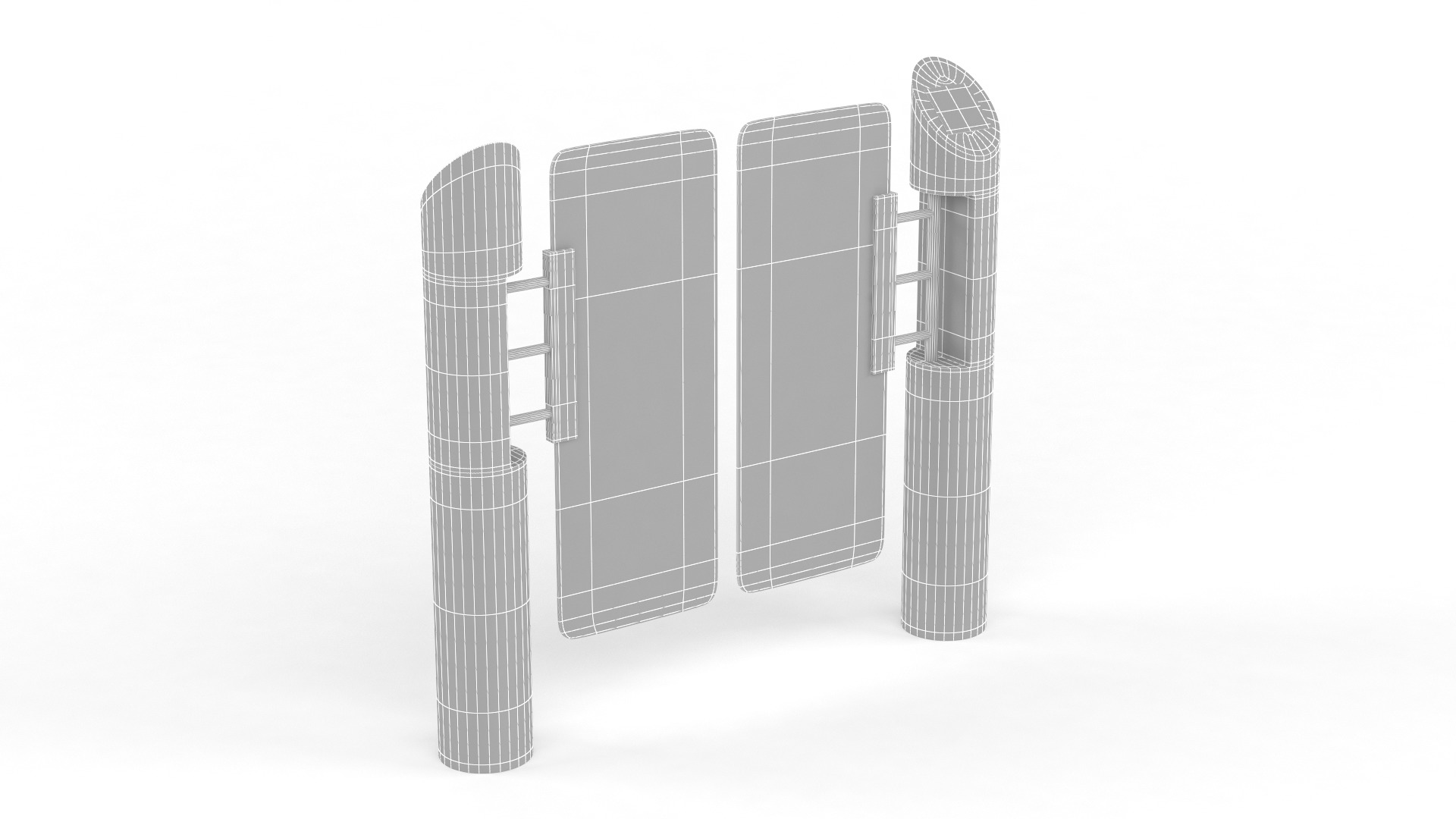 Turnstile Gate 3D model_7