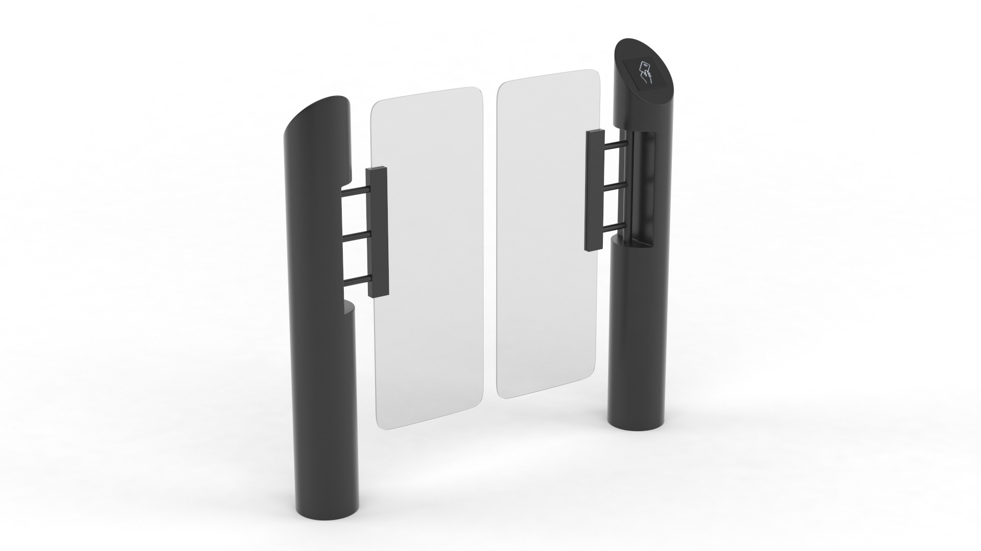 Turnstile Gate 3D model_2