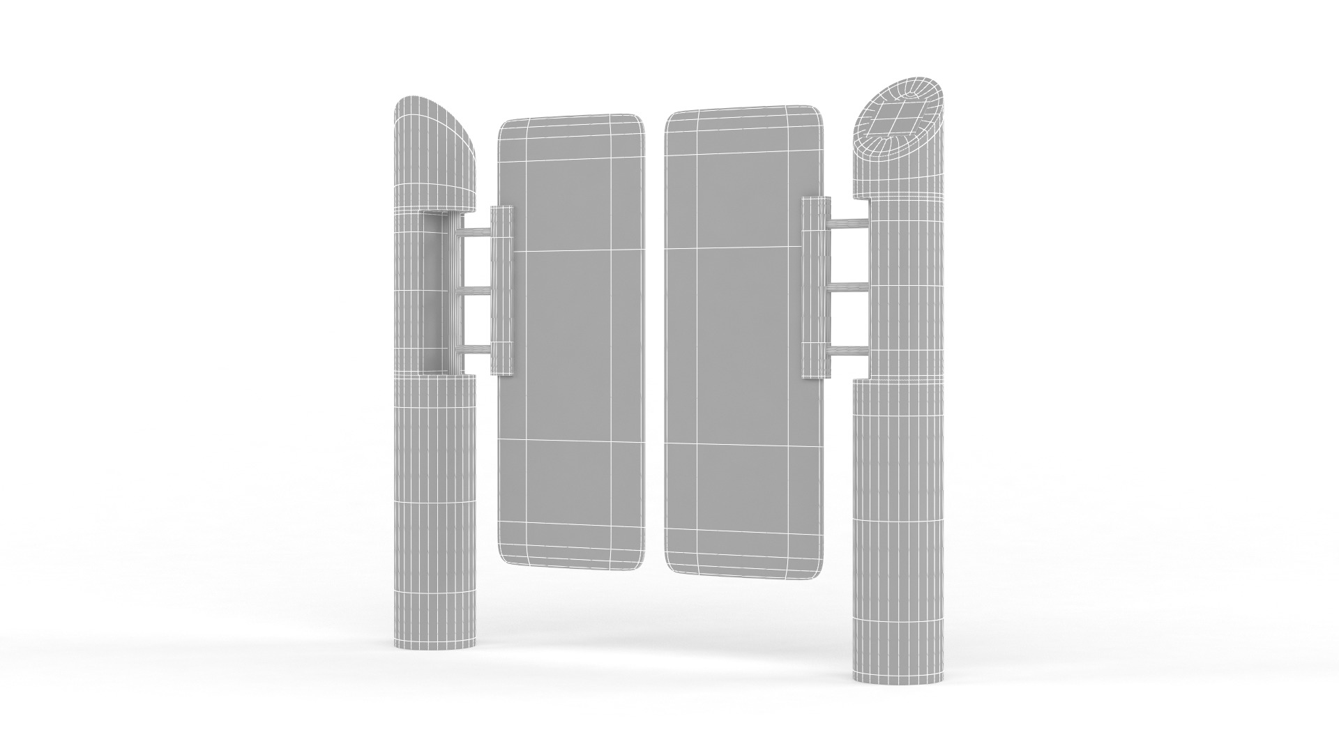 Turnstile Gate 3D model_8