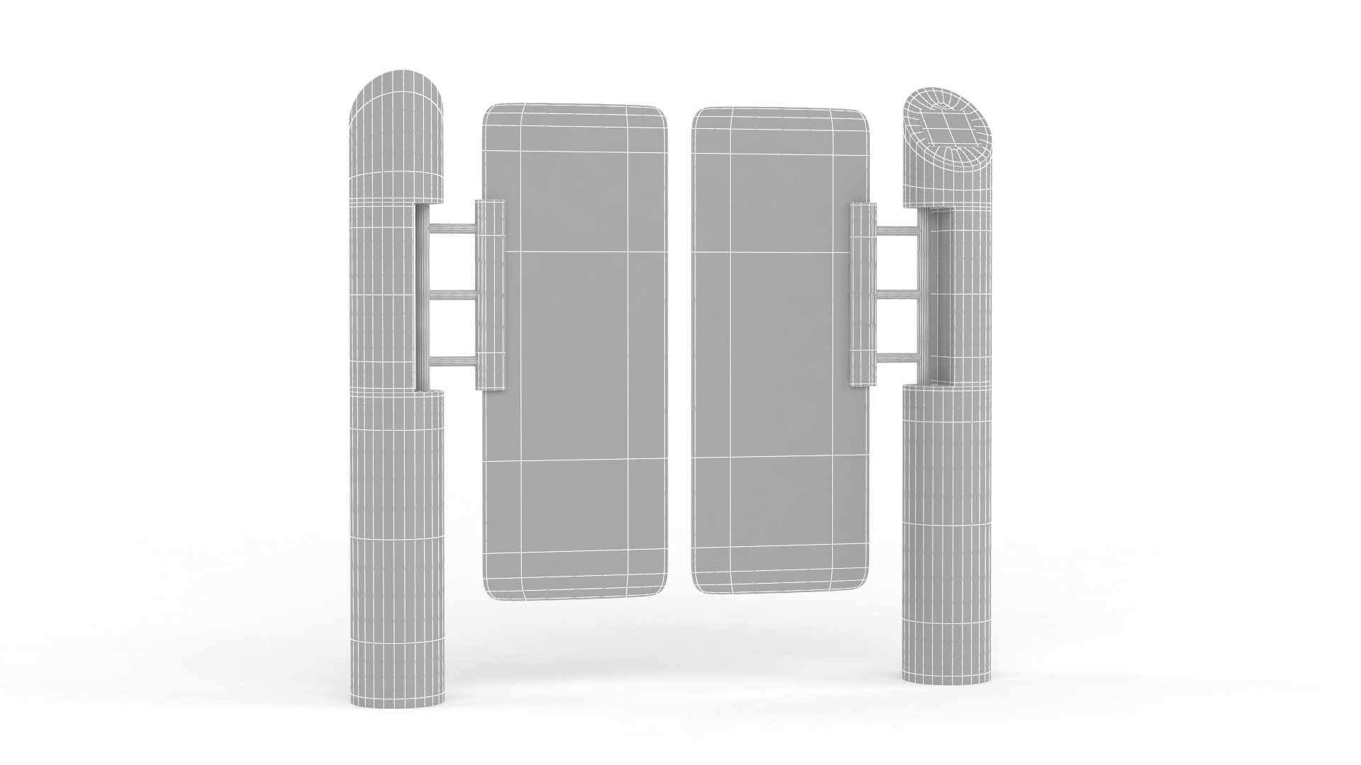 Turnstile Gate 3D model_9