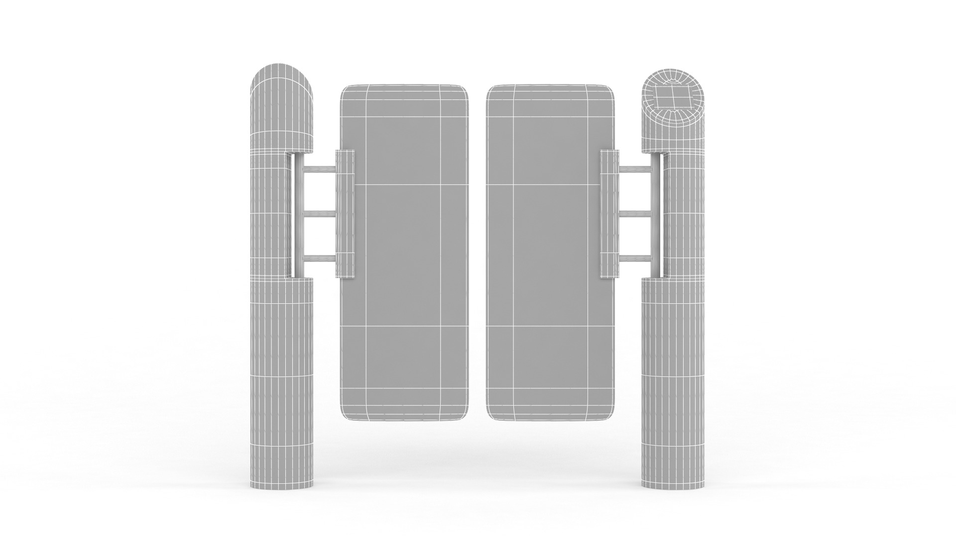 Turnstile Gate 3D model_6