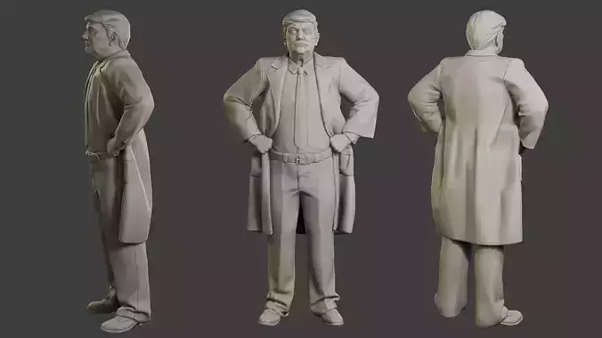 Donald Trump Stand 3D print model