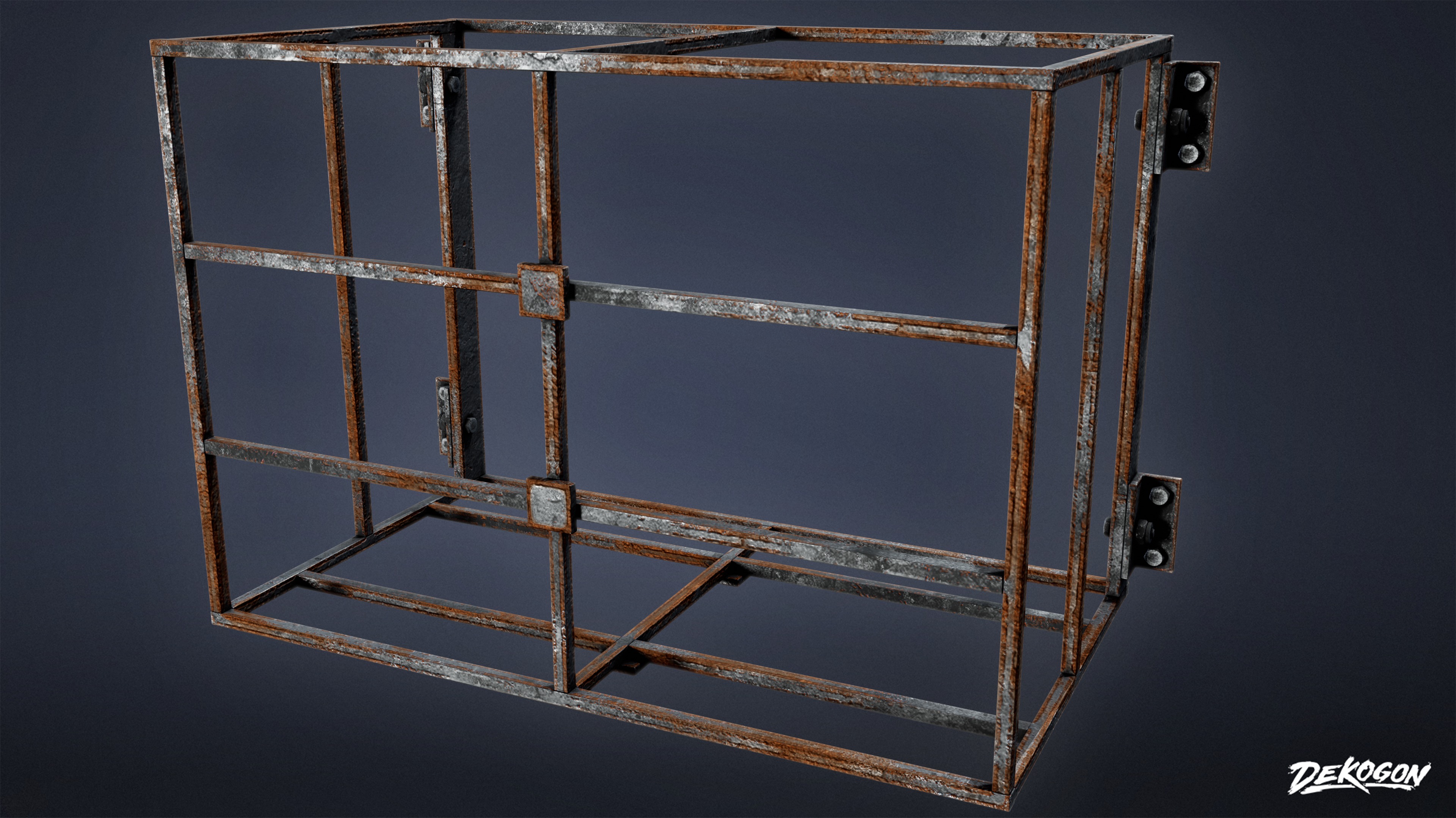 BUILDINGS - Air Conditioner 15 - LOW POLY AND NANITE Low-poly 3D model_6