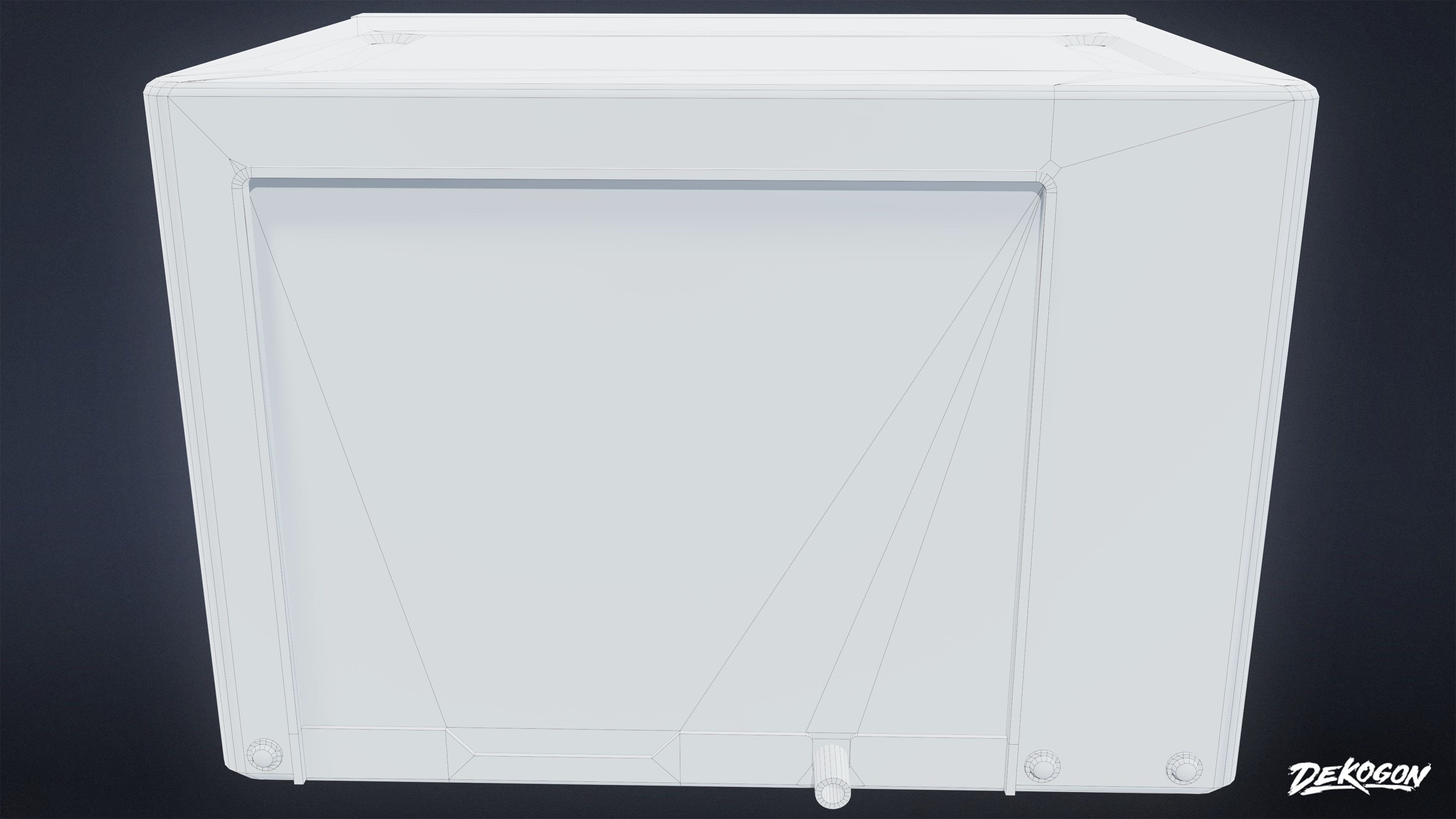 BUILDINGS - Air Conditioner 15 - LOW POLY AND NANITE Low-poly 3D model_7