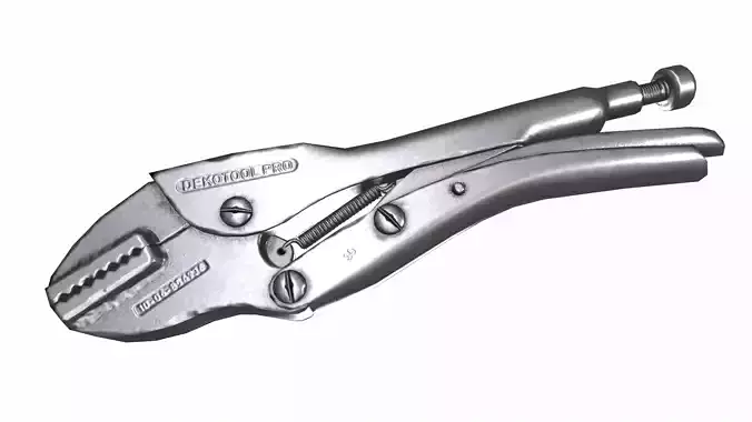 Plier Set Tool Low Poly Low-poly 3D model