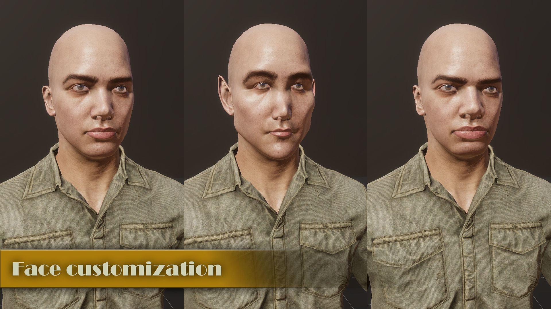 Male survivor pack Low-poly 3D model_53