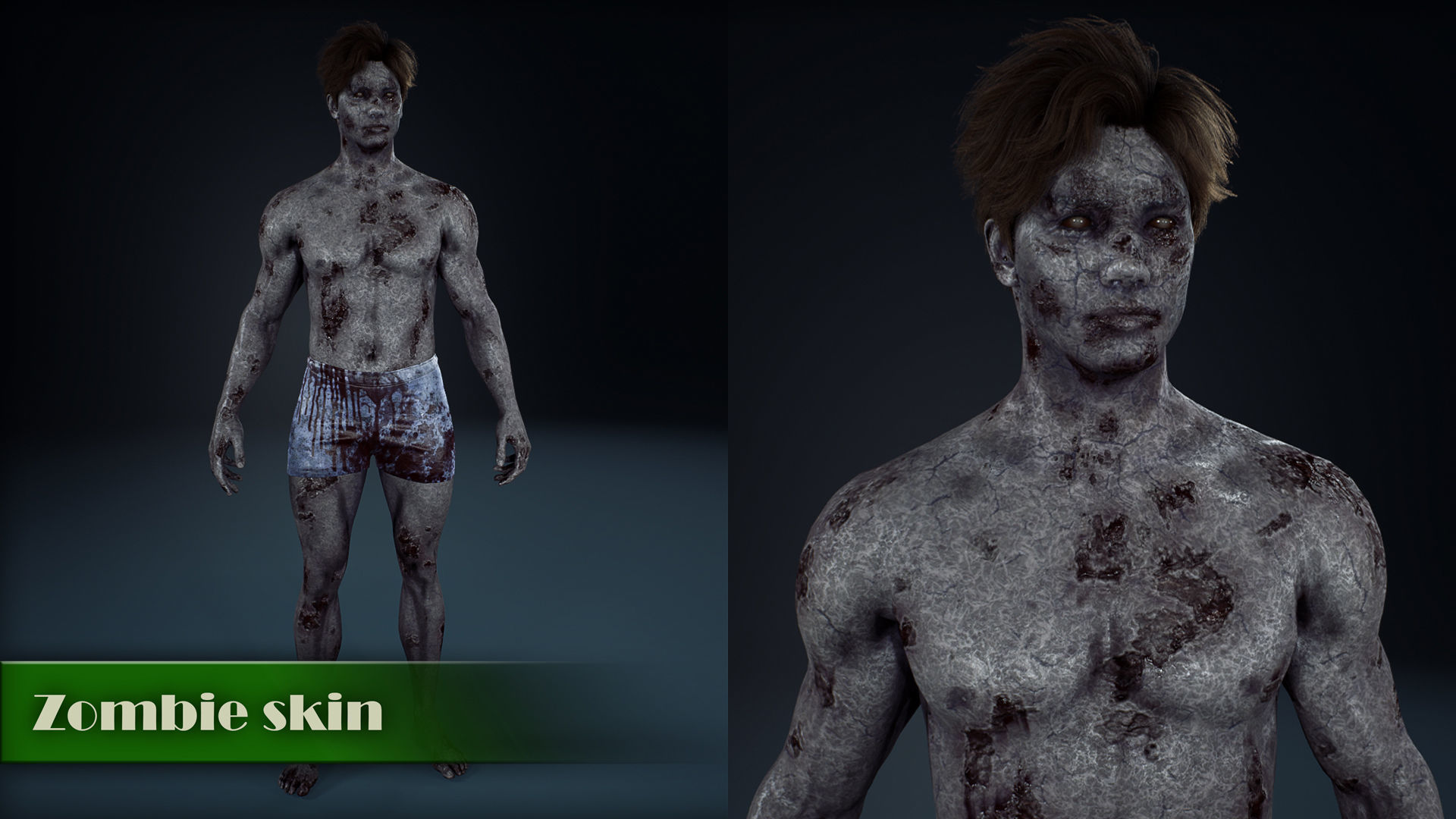 Male survivor pack Low-poly 3D model_34