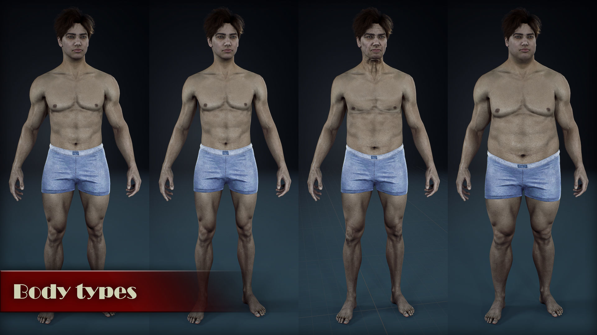 Male survivor pack Low-poly 3D model_31