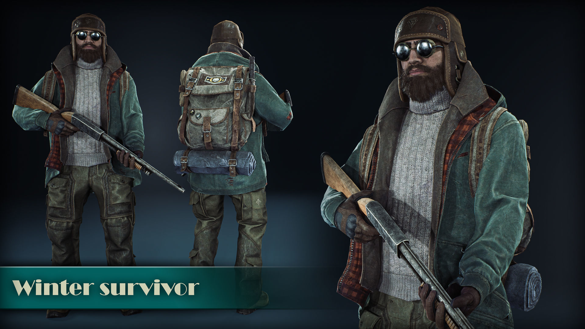 Male survivor pack Low-poly 3D model_14