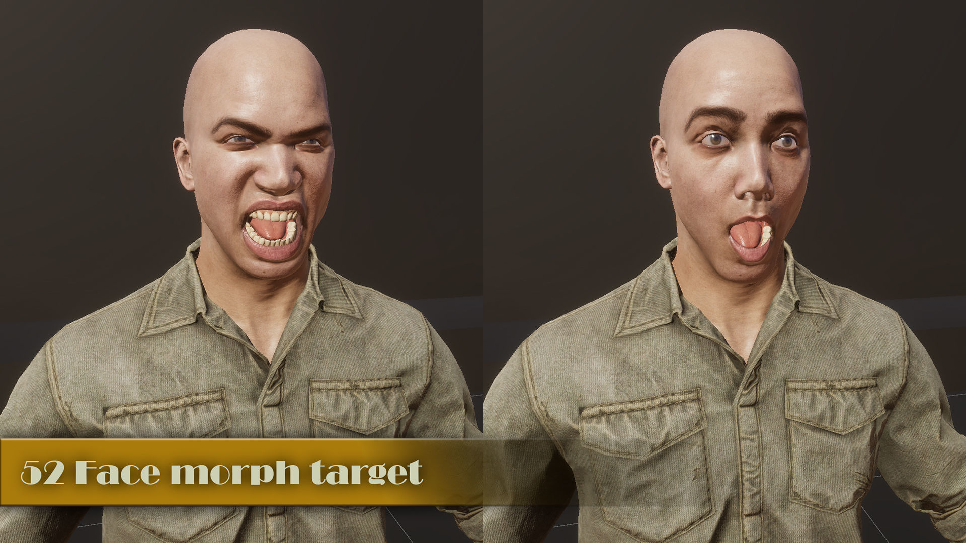 Male survivor pack Low-poly 3D model_46