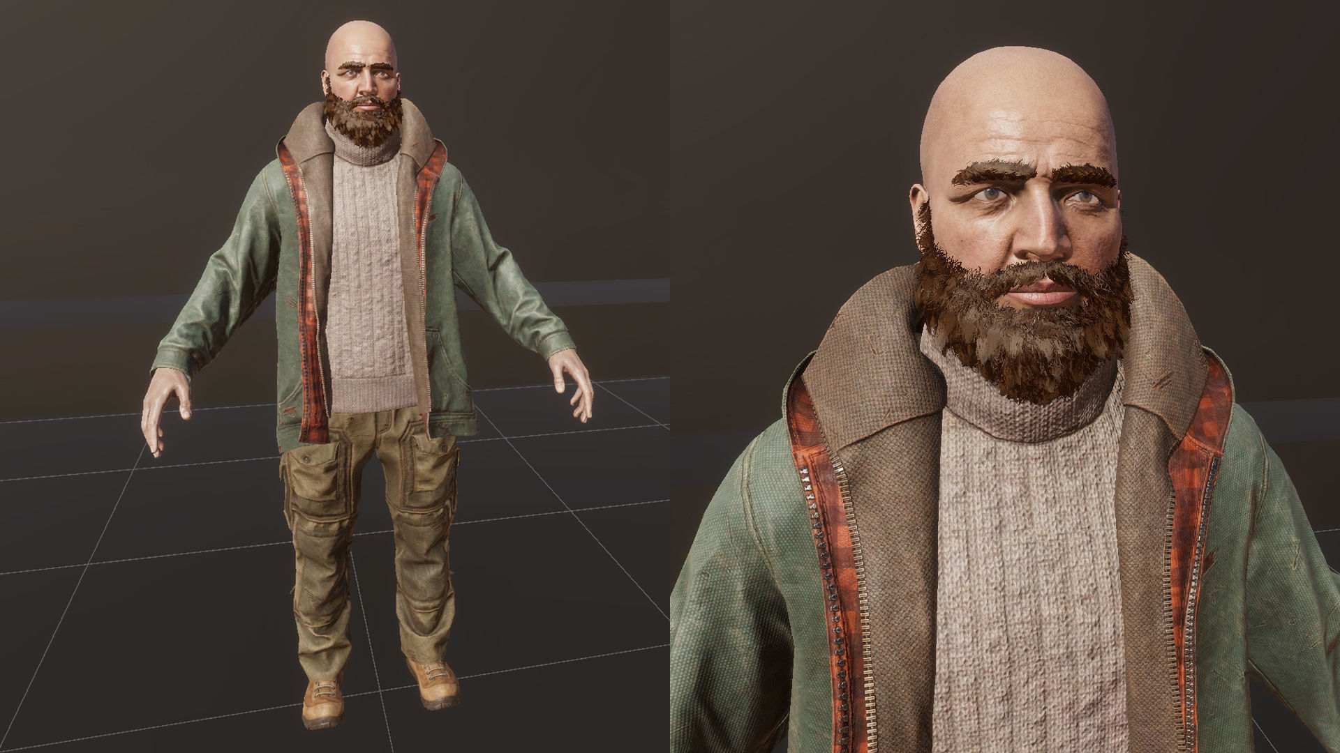 Male survivor pack Low-poly 3D model_39