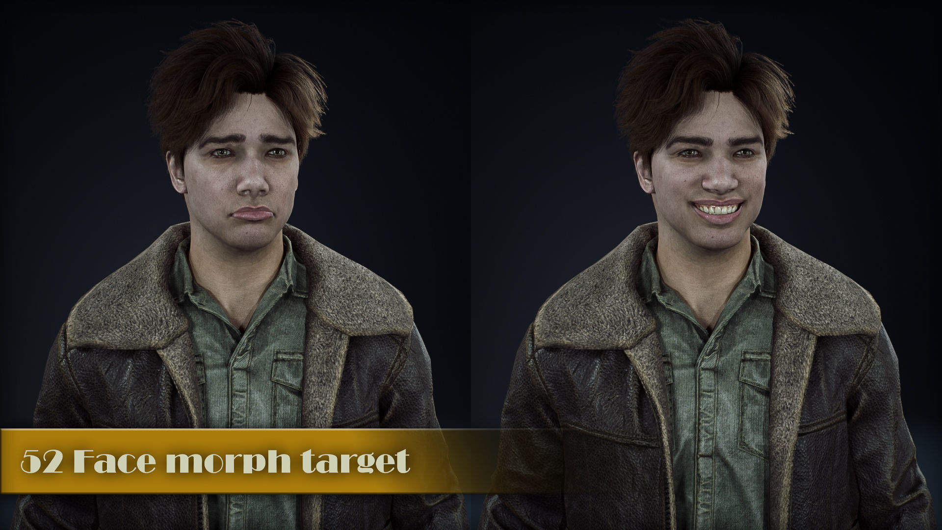 Male survivor pack Low-poly 3D model_29