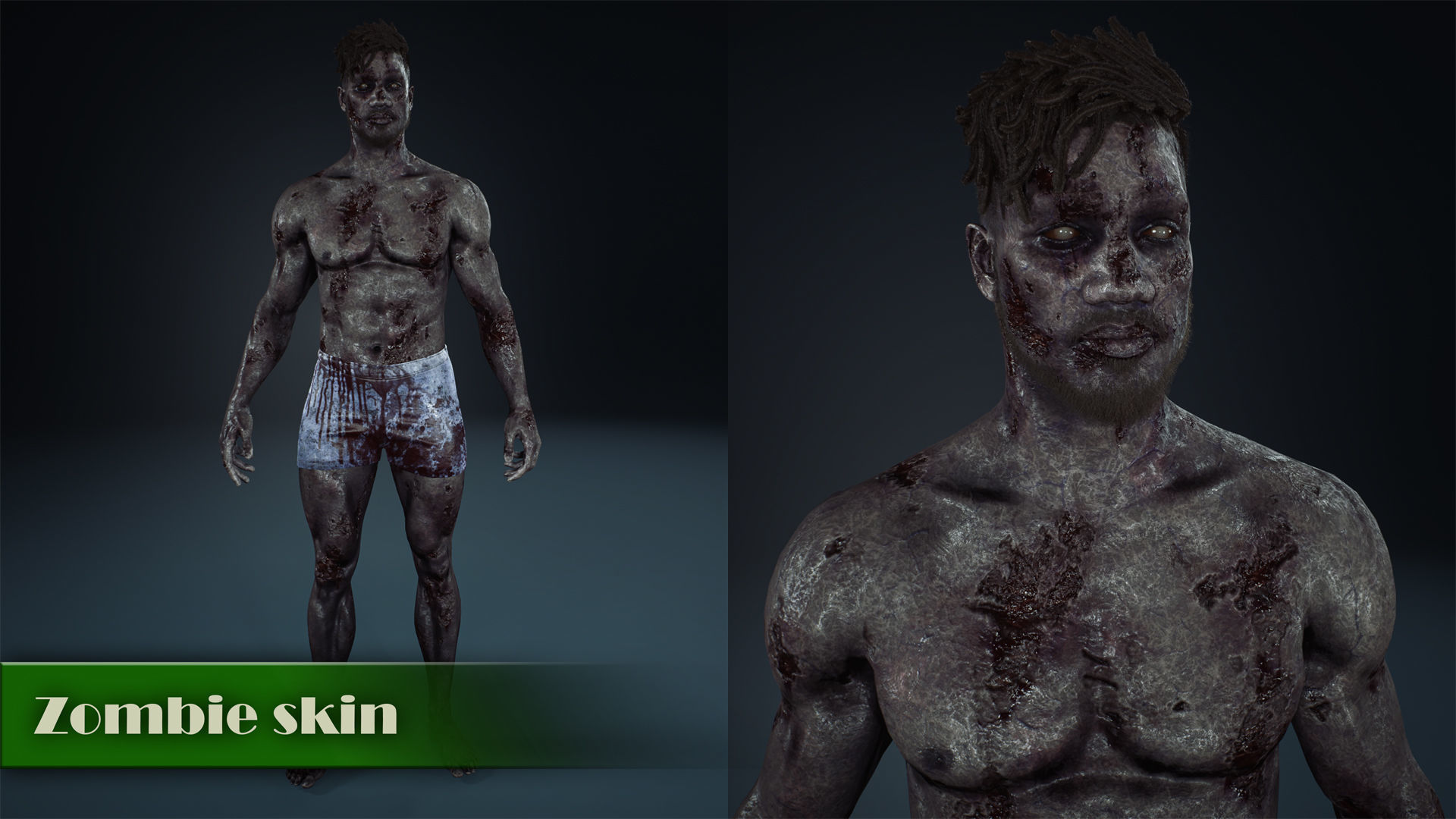 Male survivor pack Low-poly 3D model_27