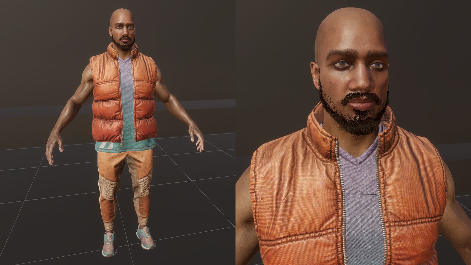 Male survivor pack Low-poly 3D model_41
