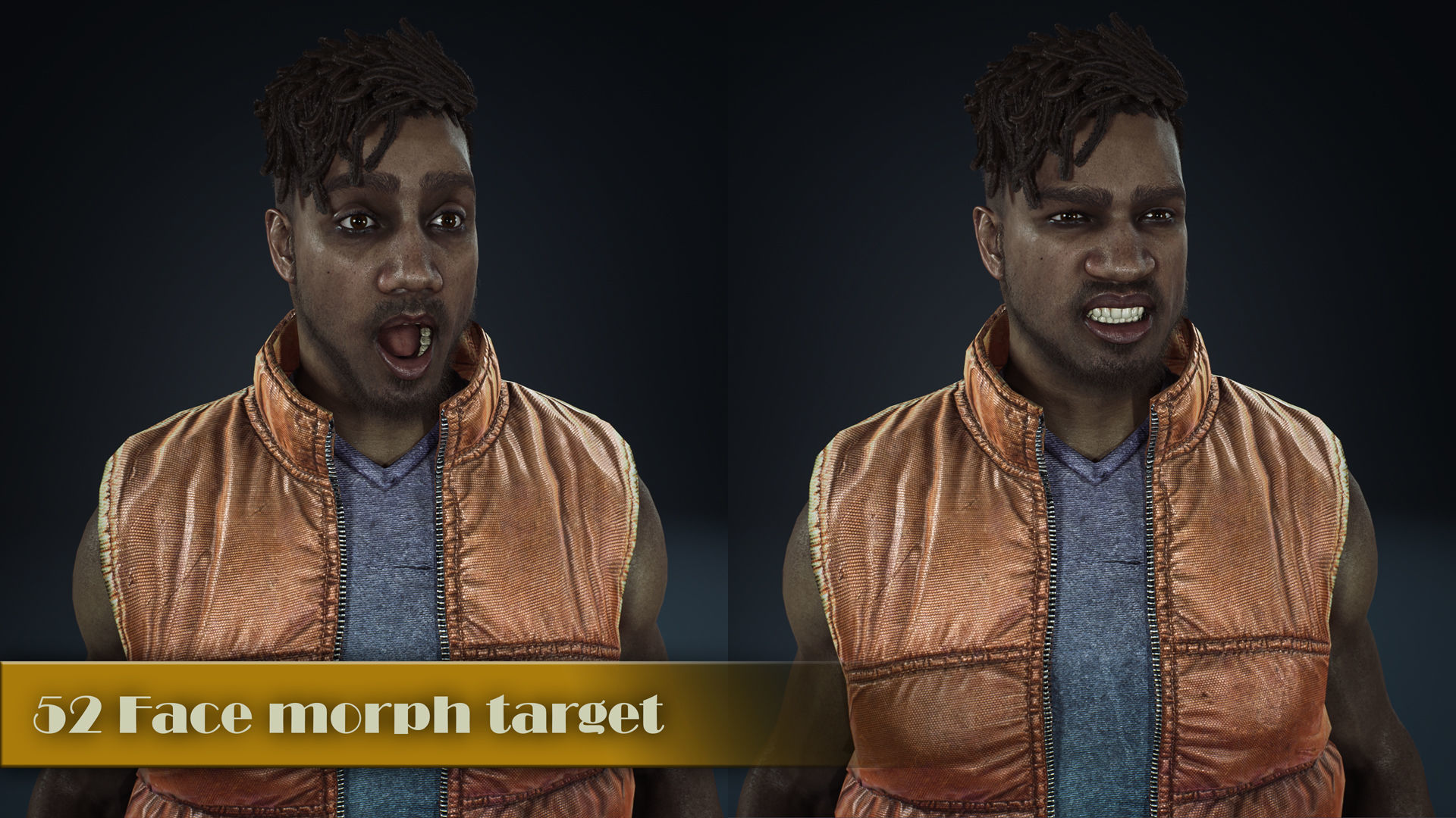 Male survivor pack Low-poly 3D model_22