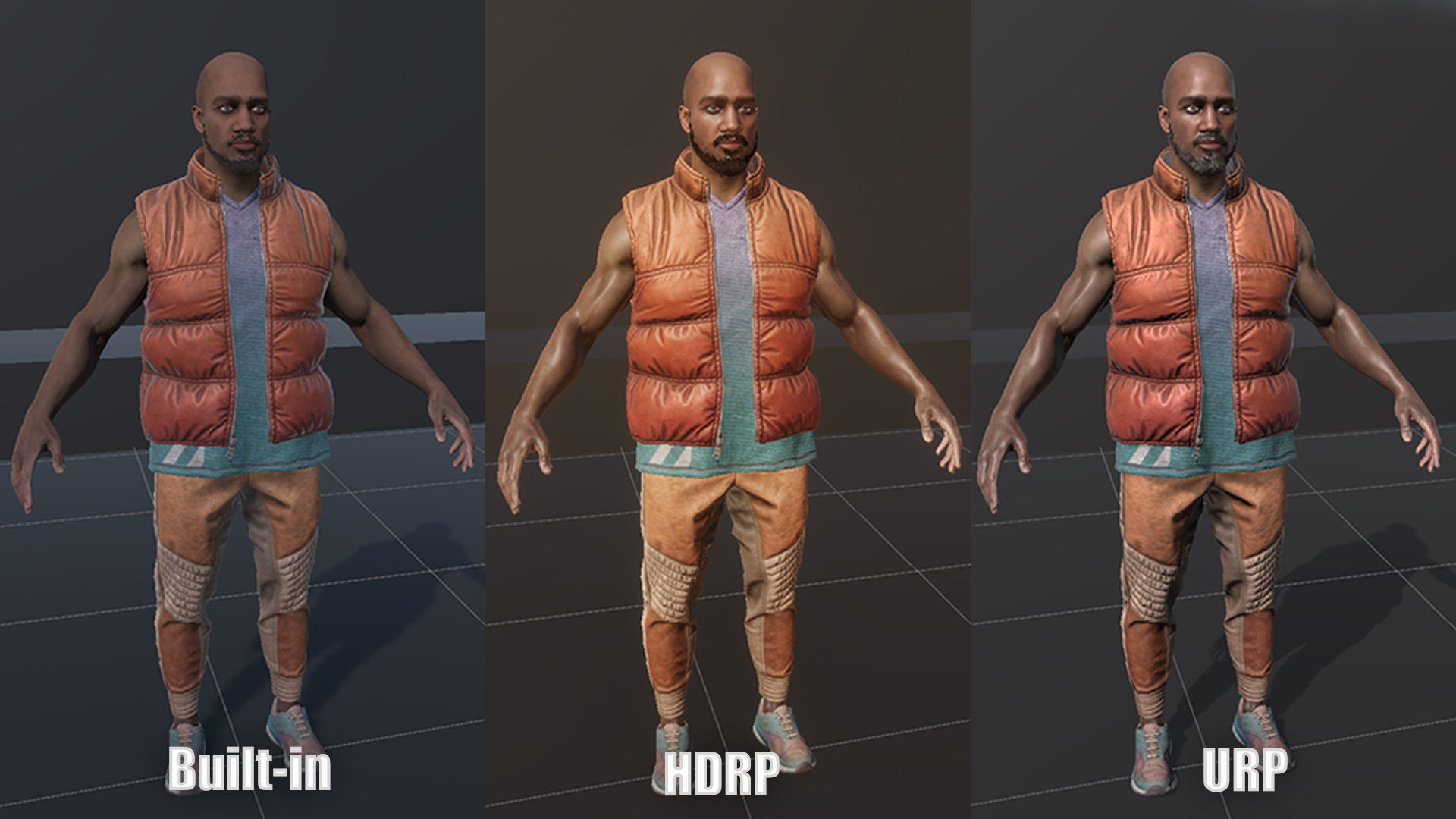 Male survivor pack Low-poly 3D model_37
