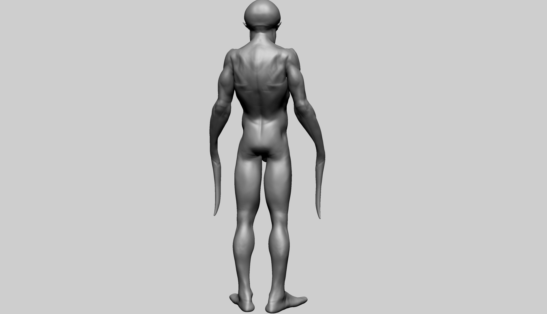 Creature Body Form E 3D model_3