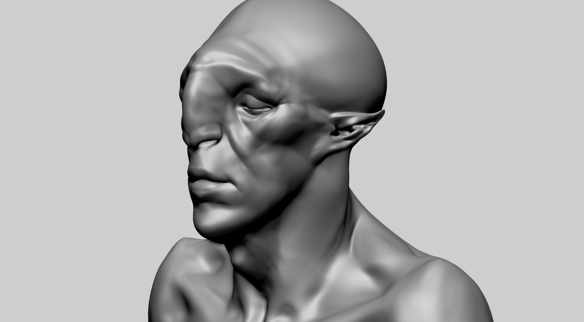 Creature Body Form E 3D model_10